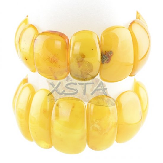 Baltic amber bracelet - natural